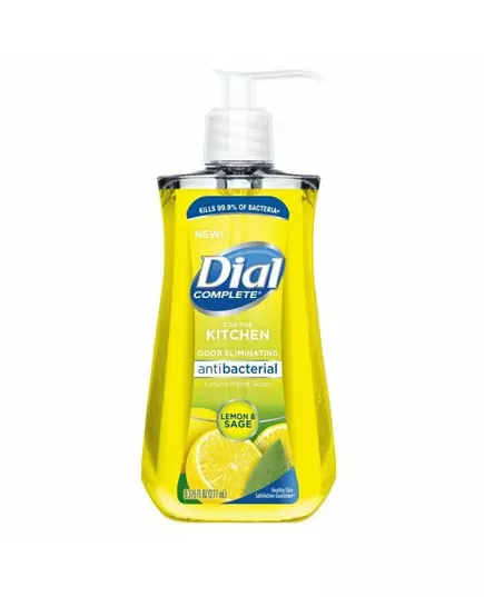Антибактеріальне рідке мило для рук Dial Kitchen Lemon & Sage, 221 мл