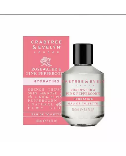 Туалетная вода для женщин Crabtree & Evelyn Rosewater & Pink Peppercorn, 100 мл, изображение 2