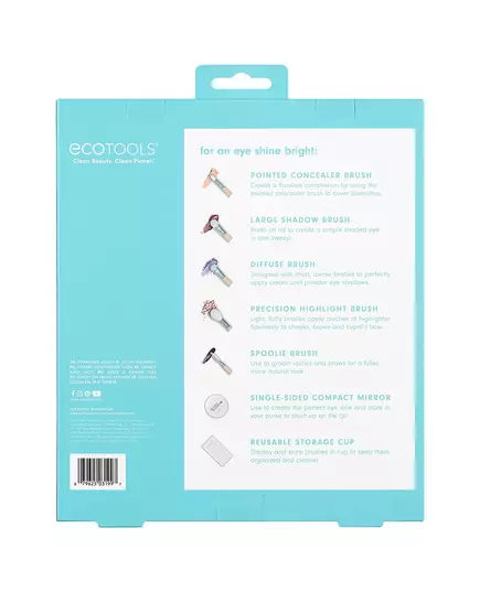 Набор кистей для макияжа Ecotools Brighter Tomorrow, изображение 2