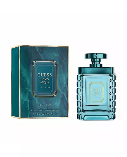Туалетна вода для чоловіків Guess Uomo Acqua, 100 мл, зображення 2