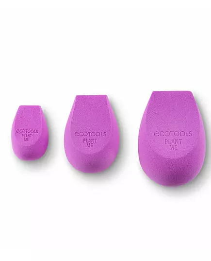 Набор спонжей для макияжа Ecotools Bioblender Purple, 3 штуки, изображение 2