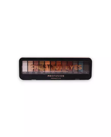 Палетка теней для век Profusion Chestnut Eyes 12 оттенков, 25 г, изображение 2