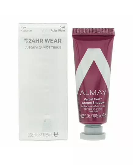 Кремові тіні для повік Almay Velvet Foil 040 Ruby Glam, 10,7 мл, зображення 2