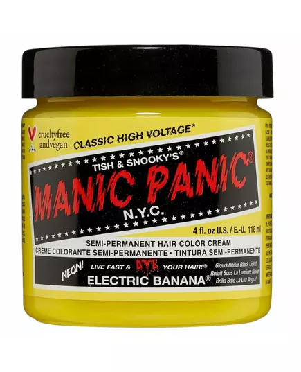 Полустойкая краска для волос Manic Panic Classic High Voltage Electric Banana, 118 мл
