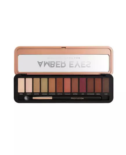 Палетка теней для век Profusion Amber Eyes, 12 г