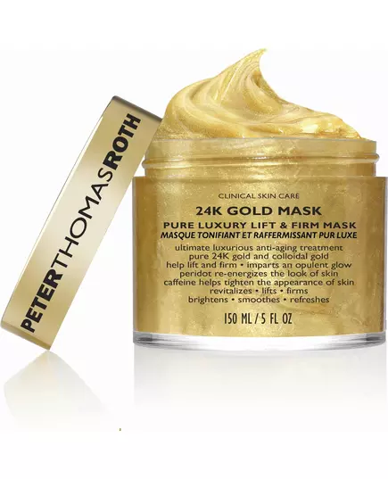 Кремовая маска для лица Peter Thomas Roth 24K Gold Pure Lift & Firm, 150 мл, изображение 3