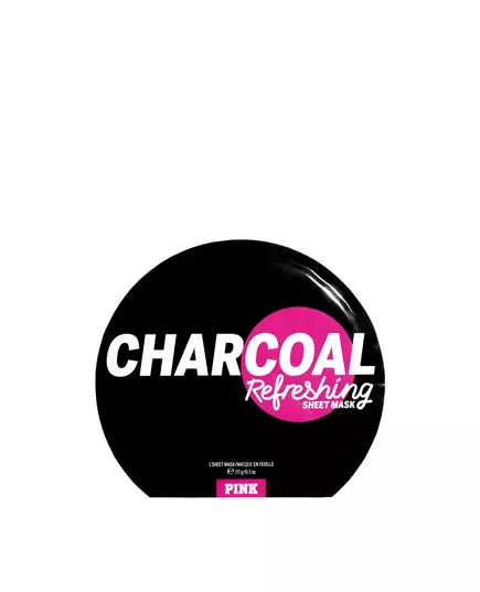 Освіжаюча тканинна маска для обличчя Victoria's Secret Pink Charcoal, 20 г