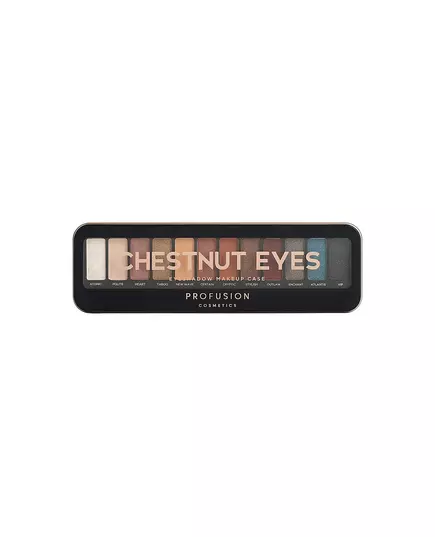 Палетка теней для век Profusion Chestnut Eyes 12 оттенков, 25 г