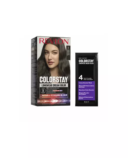 Стійка фарба для волосся Revlon Mass Market ColorStay #3-dark brown, 165 мл