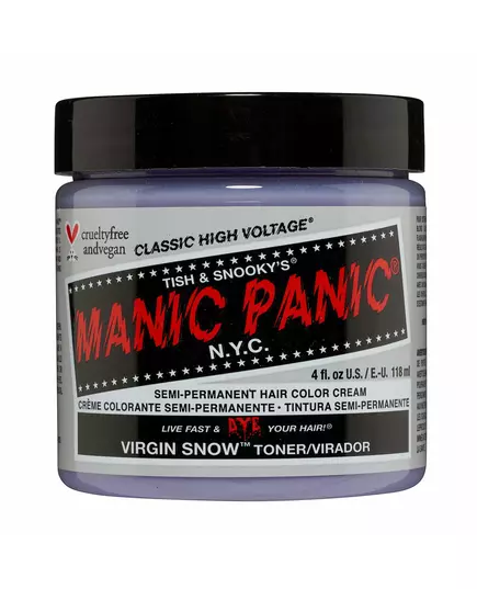 Полуперманентная краска для волос Manic Panic Classic High Voltage Virgin Snow, 118 мл