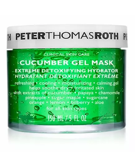 Заспокійлива гелева маска для обличчя Peter Thomas Roth Cucumber De-Tox, 150 мл