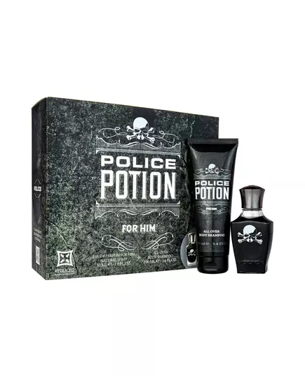 Набір парфумованої води та зволожувального лосьйону для тіла Police Potion для чоловіків, 30 мл