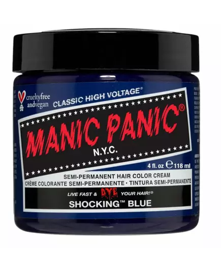 Полуперманентная краска для волос Manic Panic Classic High Voltage Shocking Blue, 118 мл
