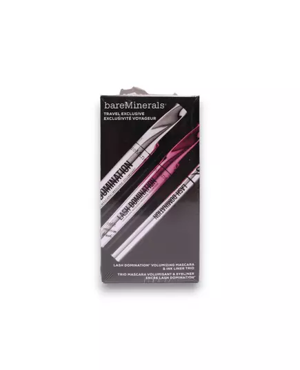 Набір туші для вій та гелевого олівця для очей Bare Minerals Lash Domination Volumizing Mascara Intense Black, Volumizing Mascara Black, Gel Pencil Eyeliner Black, 8,5 мл