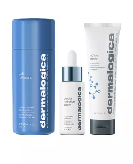 Набір засобів для догляду за шкірою обличчя Dermalogica Smooth + Hydrate, 74 г