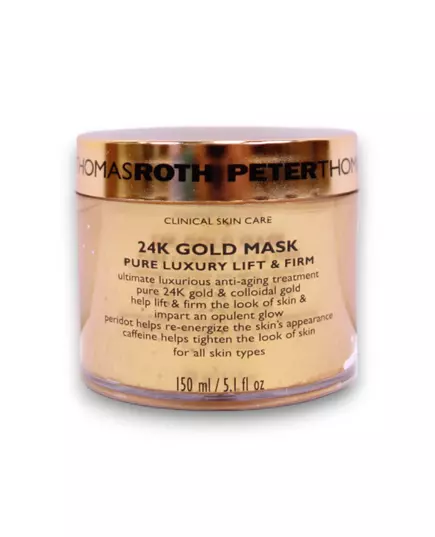 Кремовая маска для лица Peter Thomas Roth 24K Gold Pure Lift & Firm, 150 мл