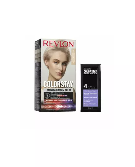 Стійка фарба для волосся Revlon Mass Market ColorStay #001-ash 4 u, 165 мл