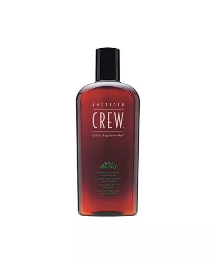 Шампунь, кондиционер и гель для душа 3-в-1 American Crew Tea Tree, 450 мл