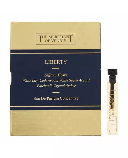 Пробник парфумованої води унісекс The Merchant Of Venice Liberty, 2 мл