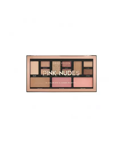 Палетка теней для век Profusion Mini Artistry Pink Nudes, 1,5 г