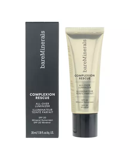 Рідкий хайлайтер для обличчя Bare Minerals Complexion Rescue Illuminating, Golden Peach, SPF 20, 35 мл