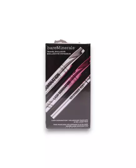 Набір туші для вій та гелевого олівця для очей Bare Minerals Lash Domination Volumizing Mascara Intense Black, Volumizing Mascara Black, Gel Pencil Eyeliner Black, 8,5 мл, зображення 2