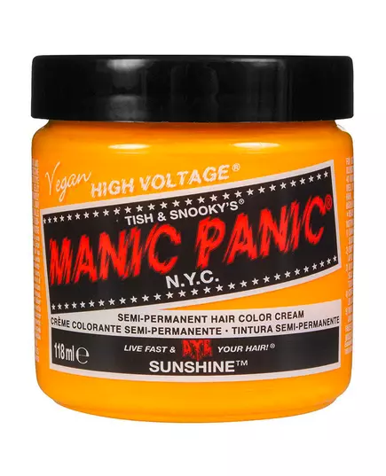 Полуперманентная краска для волос Manic Panic Classic High Voltage Sunshine Yellow, 118 мл