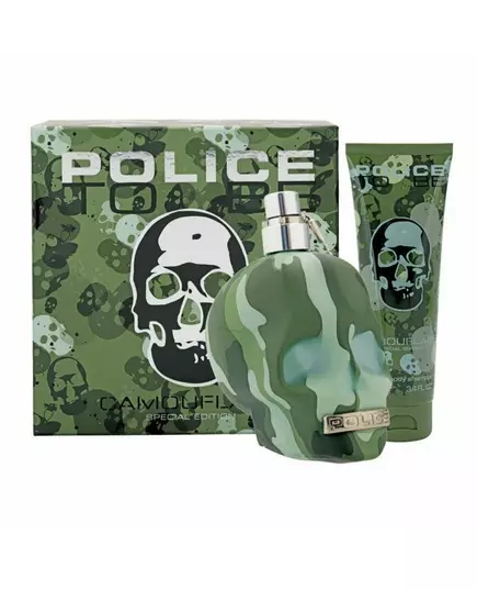 Набор туалетной воды и увлажняющего лосьона для тела Police To Be Camouflage Для мужчин, 75 мл