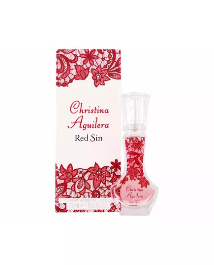 Мініатюра парфумерної води для жінок Christina Aguilera Red Sin, 15 мл, зображення 2