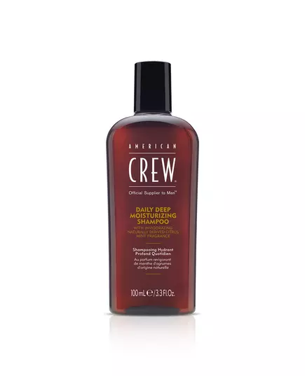 Веганський шампунь для живлення волосся American Crew Daily Deep Moisturizing, 100 мл