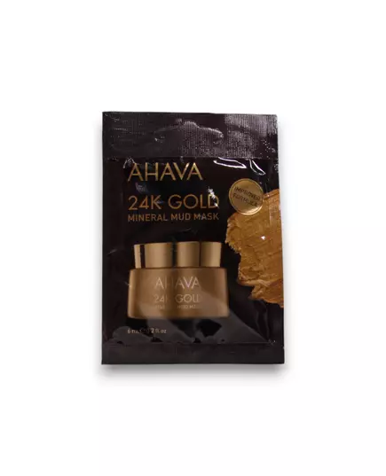 Одноразова мінеральна грязьова маска для обличчя Ahava 24K Gold, 6 мл