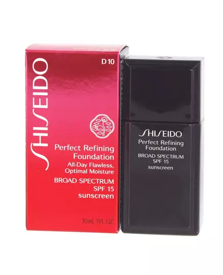 Зволожувальний рідкий тональний крем Shiseido Perfect Refining D10 Golden Brown, SPF 15, 30 мл