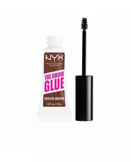 Гель для брів Nyx Professional Make Up The Brow Glue Alcohol-Free Extreme Hold, 03 Medium Brown, 5 г