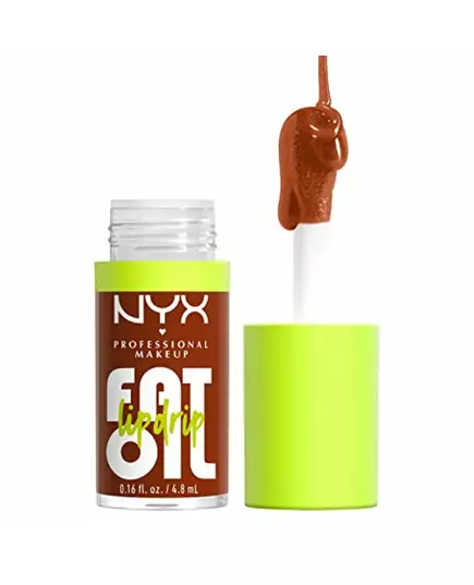 Олія для губ Nyx Professional Make Up Fat Oil Lip Drip Vegan Glossy, Not Found Scrollin, 4,8 мл, зображення 2