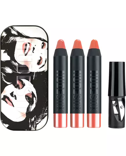 Набір бальзамів для губ і щік Nudestix Gel Color Cruelty Free High Shine Lip & Cheek Balm 2-In-1 Ally, J Mama, Tay Tay, 2,8 г