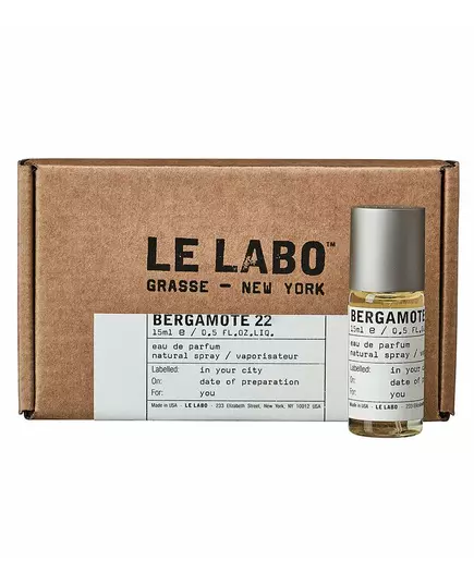 Парфумована вода унісекс Le Labo Bergamote 22, 15 мл, зображення 2