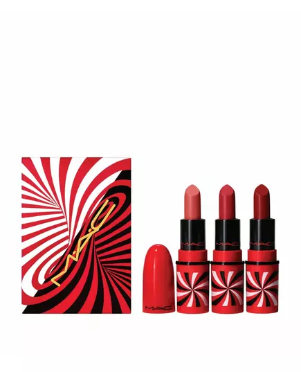 Набір мініатюр кремових губних помад MAC Tiny Tricks Awespicious, Sleight Of Grand, 1,7 г