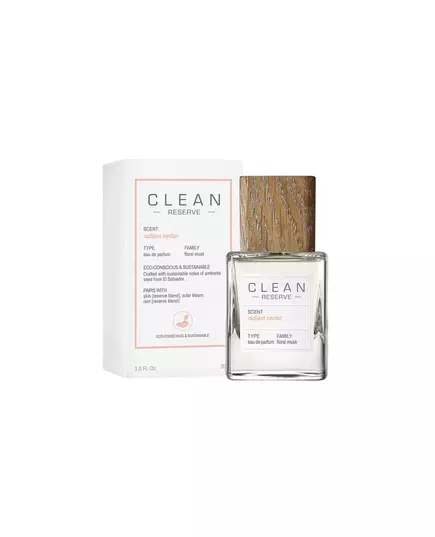 Парфумована вода для жінок Clean Radiant Nectar, 30 мл, зображення 2