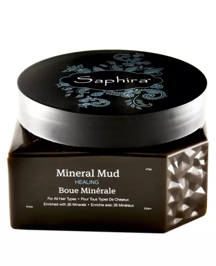 Крем-маска для догляду за волоссям Saphira Mineral Mud Для блиску, 250 мл