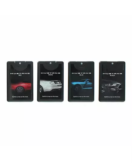 Набір туалетних вод для чоловіків Ford Mustang White, Mustang Red, Mustang Black, Mustang Blue, 20 мл