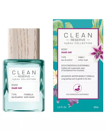 Парфюмерная вода унисекс Clean H2Eau Musk Noir, 30 мл, изображение 2