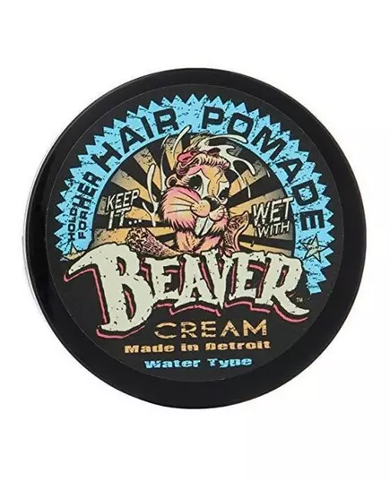 Помада для укладання волосся Cock Grease Beaver Cream Водна основа, блиск, легка або середня фіксація, 110 г