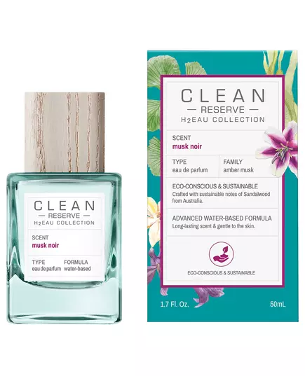 Парфюмерная вода унисекс Clean H2Eau Musk Noir, 50 мл, изображение 2