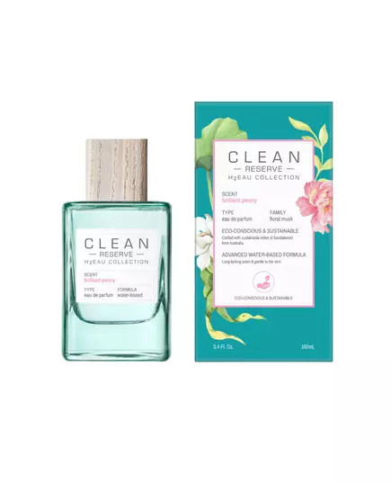 Парфумована вода унісекс Clean H2Eau Brilliant Peony, 100 мл, зображення 2