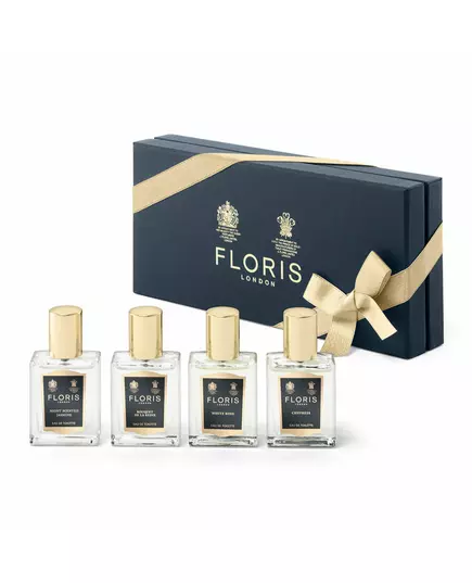 Набор туалетных вод Floris Of London Night Scented Jasmine, Bouquet De La Reine, White Rose, Chypress, 15 мл