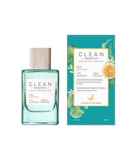 Парфумована вода унісекс Clean H2Eau Golden Citrus, 100 мл, зображення 2