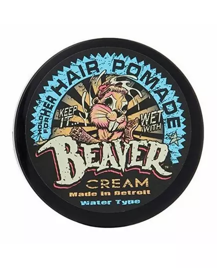 Помада для укладання волосся Cock Grease Beaver Cream Водна основа, блиск, легка або середня фіксація, 110 г, зображення 2