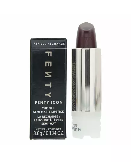 Кремова напівматова губна помада Fenty Beauty Icon 03 Bored Member Refill, 3,8 г, зображення 2