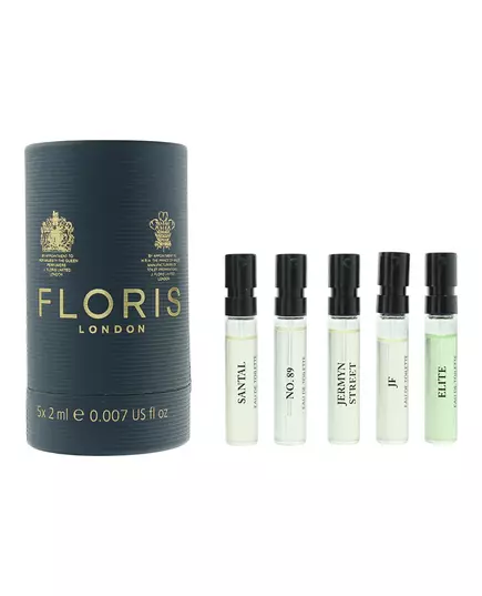 Набір пробників туалетної води для чоловіків Floris Of London Discovery Collection Set No. 89, Santal, Jermyn Street, JF, Elite, 2 мл