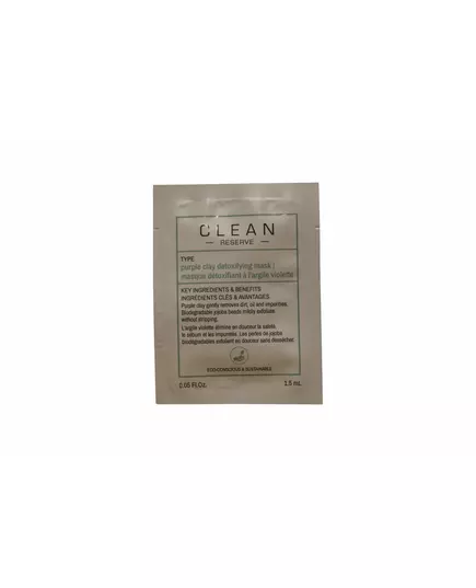 Пробник глиняной маски для лица Clean Purple Clay, 1,5 мл
